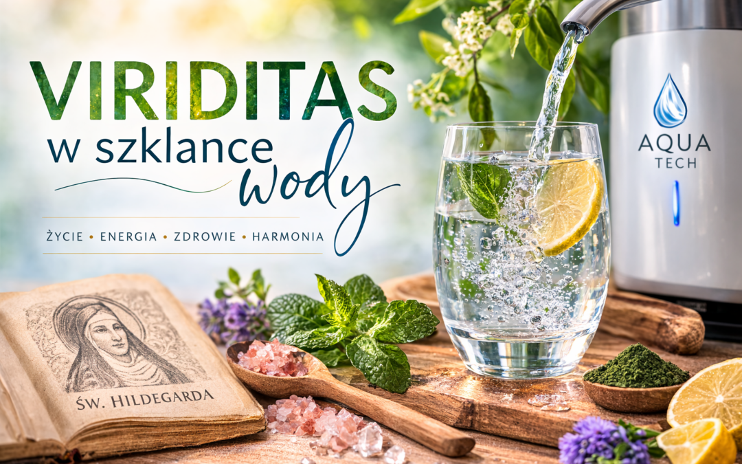 VIRIDITAS W SZKLANCE WODY: JAK NOWOCZESNA TECHNOLOGIA WSPIERA STAROŻYTNĄ MĄDROŚĆ ŚW. HILDEGARDY? – ROZMOWA Z LEK. MED. MAŁGORZATĄ STĘPIŃSKĄ